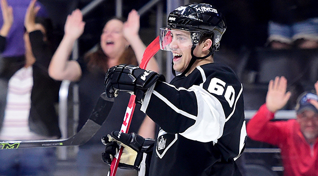 Jordan Weal: Arizona Coyotes v Los Angeles Kings